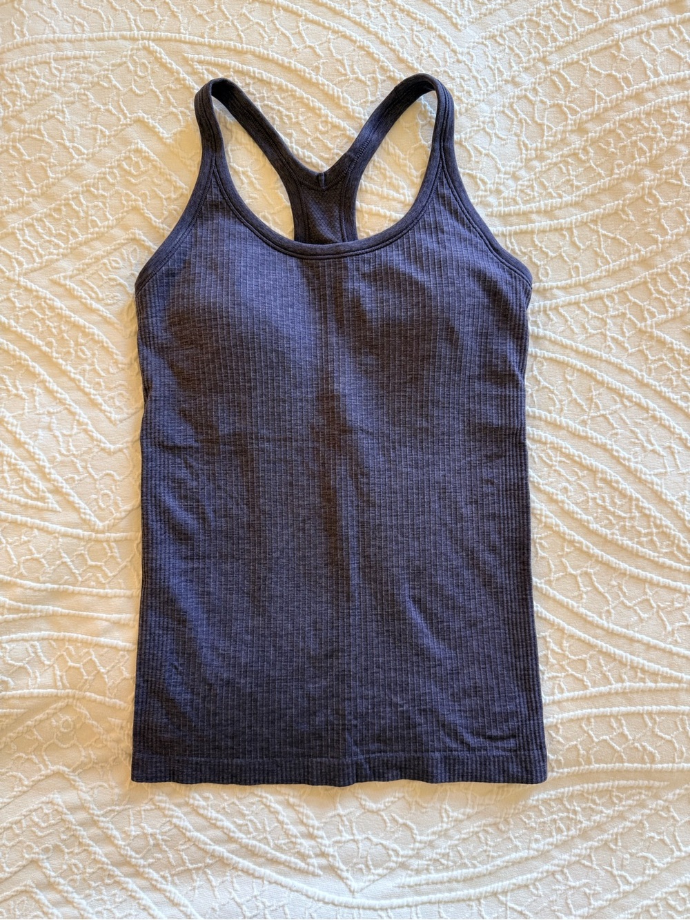 NWOT Lululemon Ebb to Street Tank Nightfall Purple Size 6